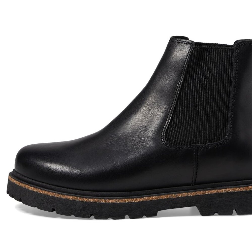 Birkenstock Black Leather Chelsea Boots - Picture 2 of 8